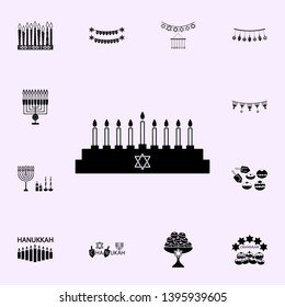 hanukkah candles icon. Hanukkah icons universal set for web and mobile
