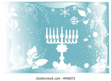 Hanukkah candlestick