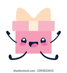 hanukkah character gift illustration isolated