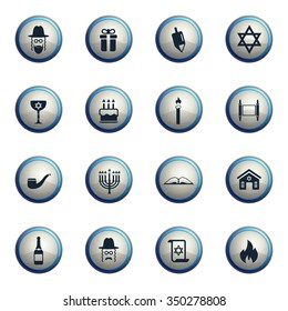 Hanukkah chrome icons for web