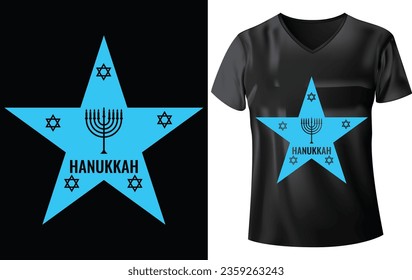 HANUKKAH DAY T-SHIRT DESIGN, HANUKKAH