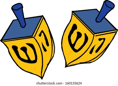Hanukkah  dreidel