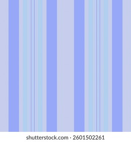 Hanukkah fabric background lines, post textile pattern texture. Marriage vertical stripe seamless vector in blue and sea shell colors palette.