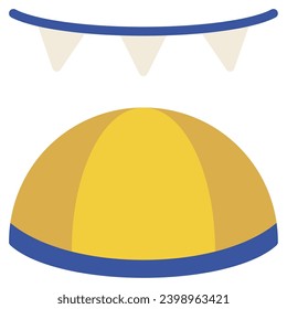 Hanukkah Feast Illustration Icons For web, app, infographic, etc