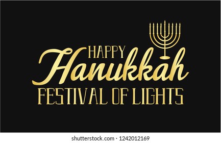 Hanukkah greeting card or background. vector illustration.