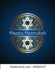 Hanukkah Greeting card design