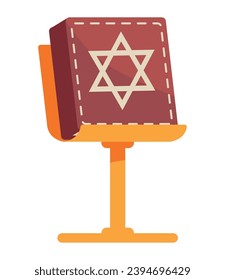 hanukkah holy torah illustration isolated