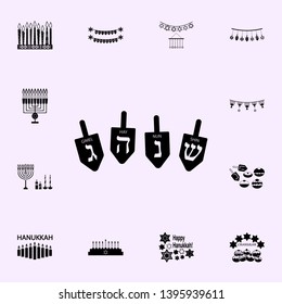 Hanukkah icon. Hanukkah icons universal set for web and mobile