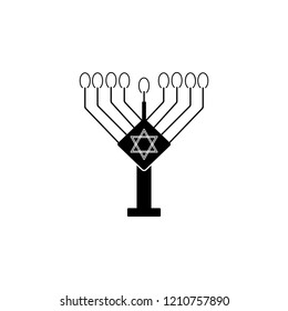 hanukkah lamp icon. Element of hanukkah icon for mobile concept and web apps. Detailed hanukkah lamp icon can be used for web and mobile