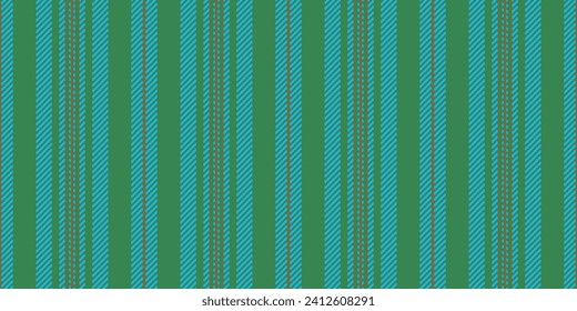 Hanukkah lines seamless stripe, sew fabric vertical background. Commercial vector texture pattern textile in green and cyan color.