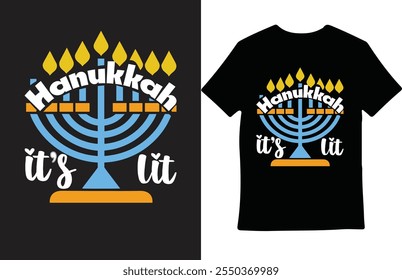 Hanukkah lit Você precisa de algum tipo de design de camiseta? Eu posso fazer todos os tipos de design.
