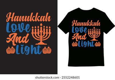 Hanukkah love Do you need a vintage typography t-shirt design for your pod business? I can design any type of t-shirt you can order from me.
