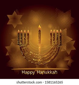 Hanukkah, the menorah, star of Israel