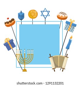 hanukkah party cartoon