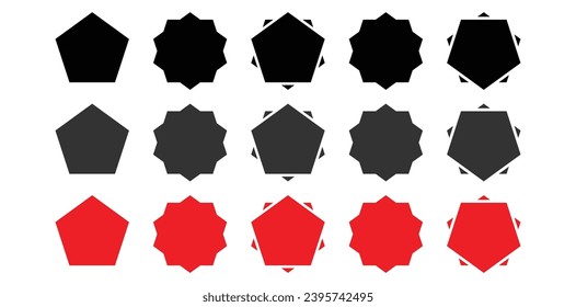Hanukkah Stern der david Set Sammlung Symbol Vektorsymbol.form Symbol Set Design.