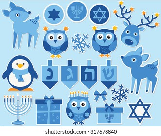 Hanukkah Stickers