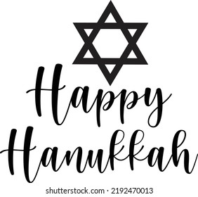 Hanukkah SVG T-Shirt Design For Print