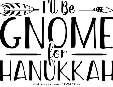 Hanukkah SVG T-Shirt Design For Print