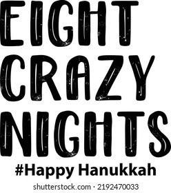 Hanukkah SVG T-Shirt Design For Print