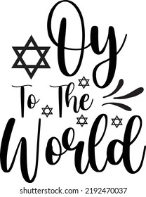 Hanukkah SVG T-Shirt Design For Print