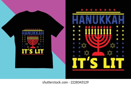 Hanukkah t Shirt Design.The Best Hanukkah Quotes t-Shirt Design.