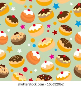 hanukkah vector pattern