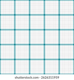 Tecido xadrez vetor de Chanucá, infinito sem costura padrão de verificação. Decoração textura têxtil tartan fundo em branco e prata esterlina cores paleta.