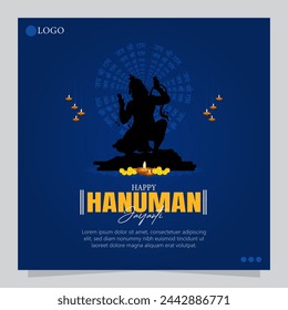 Hanuman Jayanti celebra el nacimiento de Lord Hanuman, una deidad venerada en el hinduismo conocida por su fuerza, devoción y lealtad al Señor Rama.