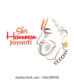 Hanuman Jayanti - vector