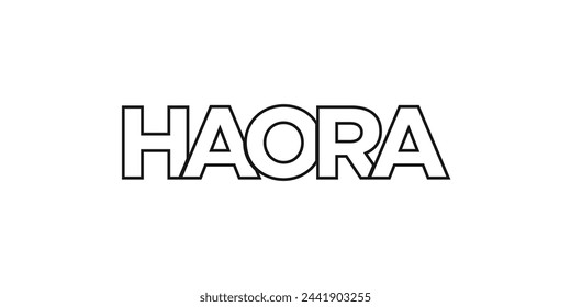 Haora in the India emblem. The design features a geometric style, vector illustration with bold typography in a modern font. The graphic slogan lettering.