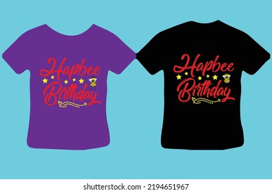 Hap bee Birthday design file