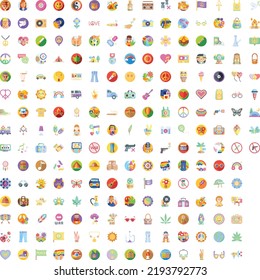 Happie all vector on white background. isolated Vector icon