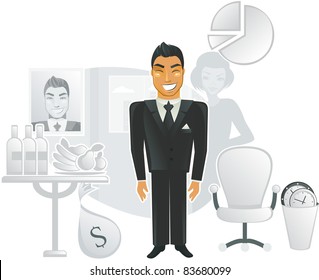 happiest office worker