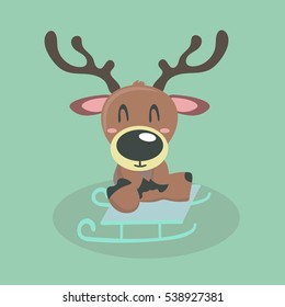 Happiest rain deer.