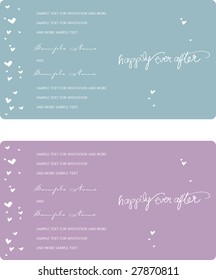 Happily ever after invitation