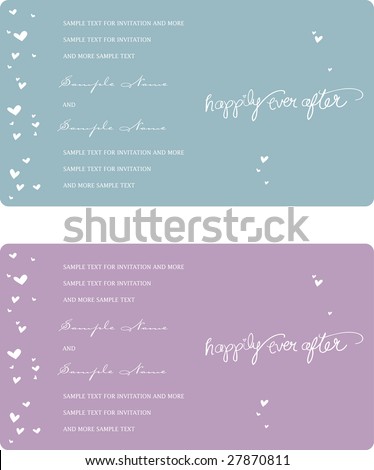 Happily ever after invitation