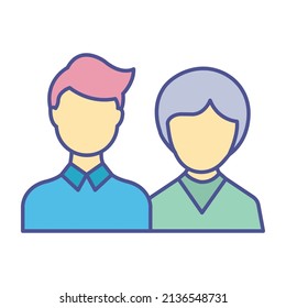 Rellenar dentro de un icono de vector con casamiento rápido que puede fácilmente modificar o editar 