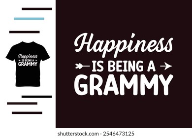 La felicidad es ser un diseño de camiseta del Grammy