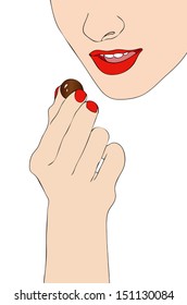 Happiness is a good chocolates