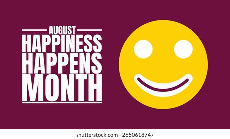 Happiness Happens Month Designs, Positive Vibes and Uplifting Graphics