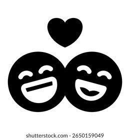 Happy Icon Element für Design