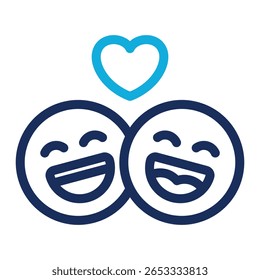 Happy Icon Element für Design