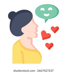 Elemento de ícone de felicidade para design