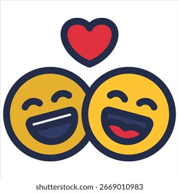 Happiness Icon Element For Design
