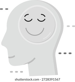 Happiness Line vector Icon Design