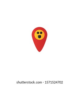 Happiness Location Remembered, Icon, Logo, Vector