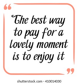 Happiness quote. Handwritten motivational phrase on white. Vector calligraphy design. Hand drawn lettering. Modern inspirational typographic inscriptions for social media content, cards, posters 