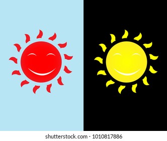 Happiness Sun and moon Icon Set.- Illustration
Sun, Sunset, Season, Summer, Sunrise - Dawn,Vector 