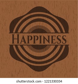 Happiness wood emblem