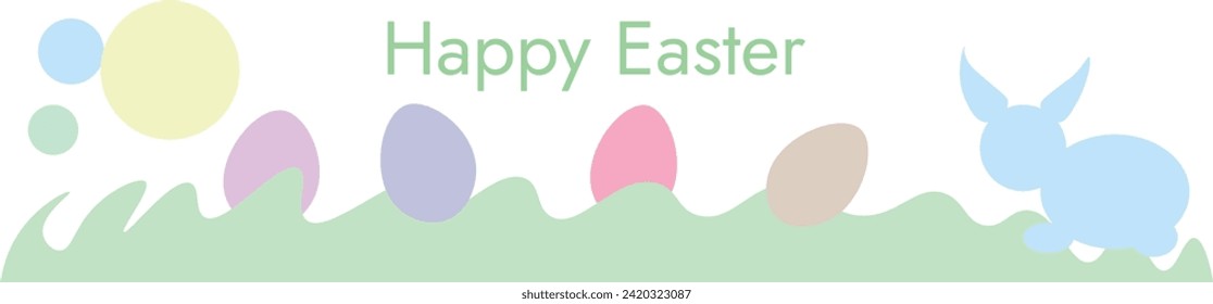 happpy easter poster in children style easter egg and easter bunny full color exx celebration catholic christian jesus christ